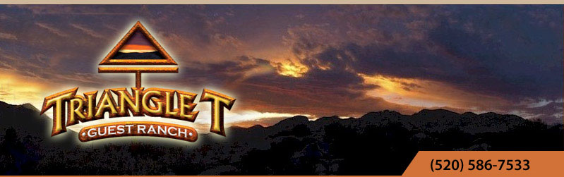 Triangle T Guest Ranch is located 60 miles east of Tucson Arizona in the foothills of the Dragoon Mountains.